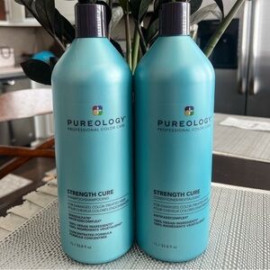 Pureology Strength Cure Shampoo & Conditioner Liter Duo